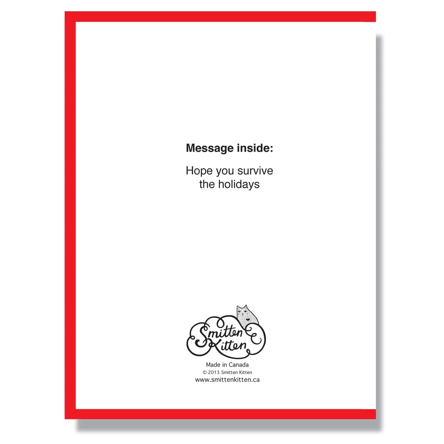 You Better Watch Out Card