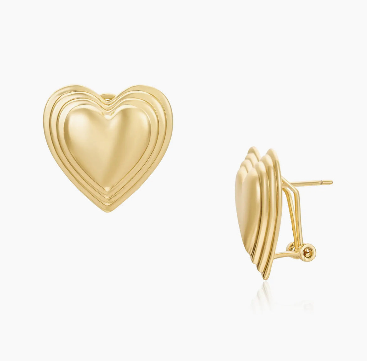 Willa Heart Statement Earrings
