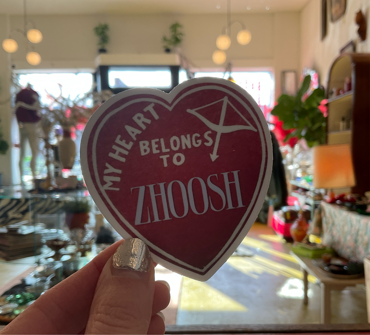 My Heart Belongs to ZHOOSH Sticker