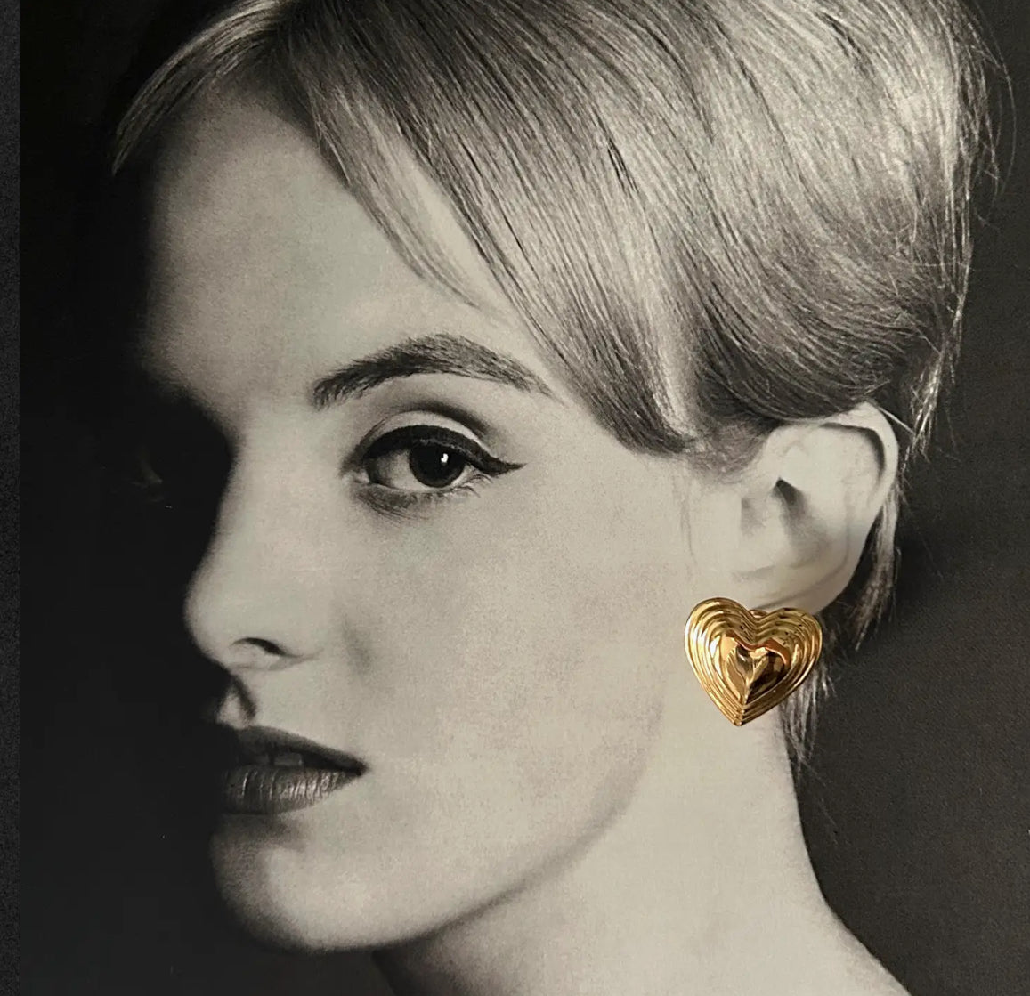 Willa Heart Statement Earrings