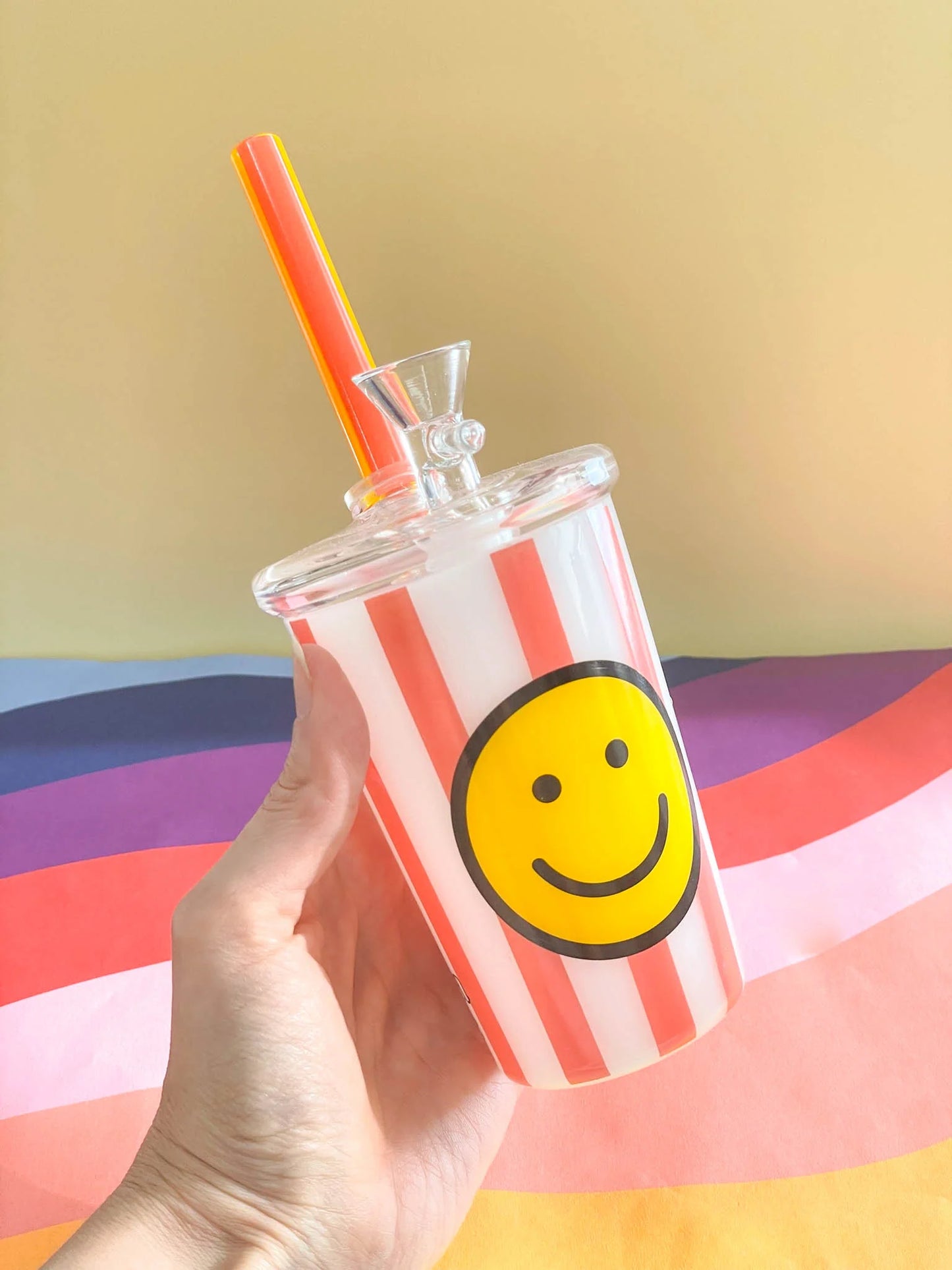 SMILEY ON THE GO CUP BOWL