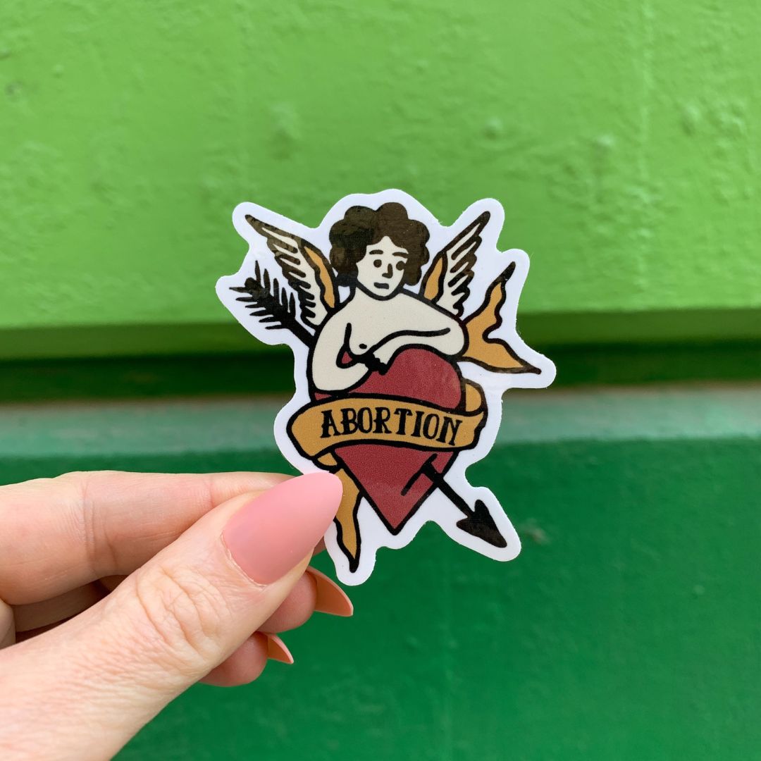 Abortion Angel Sticker