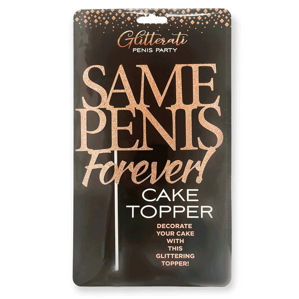 Same Penis Forever Cake Topper