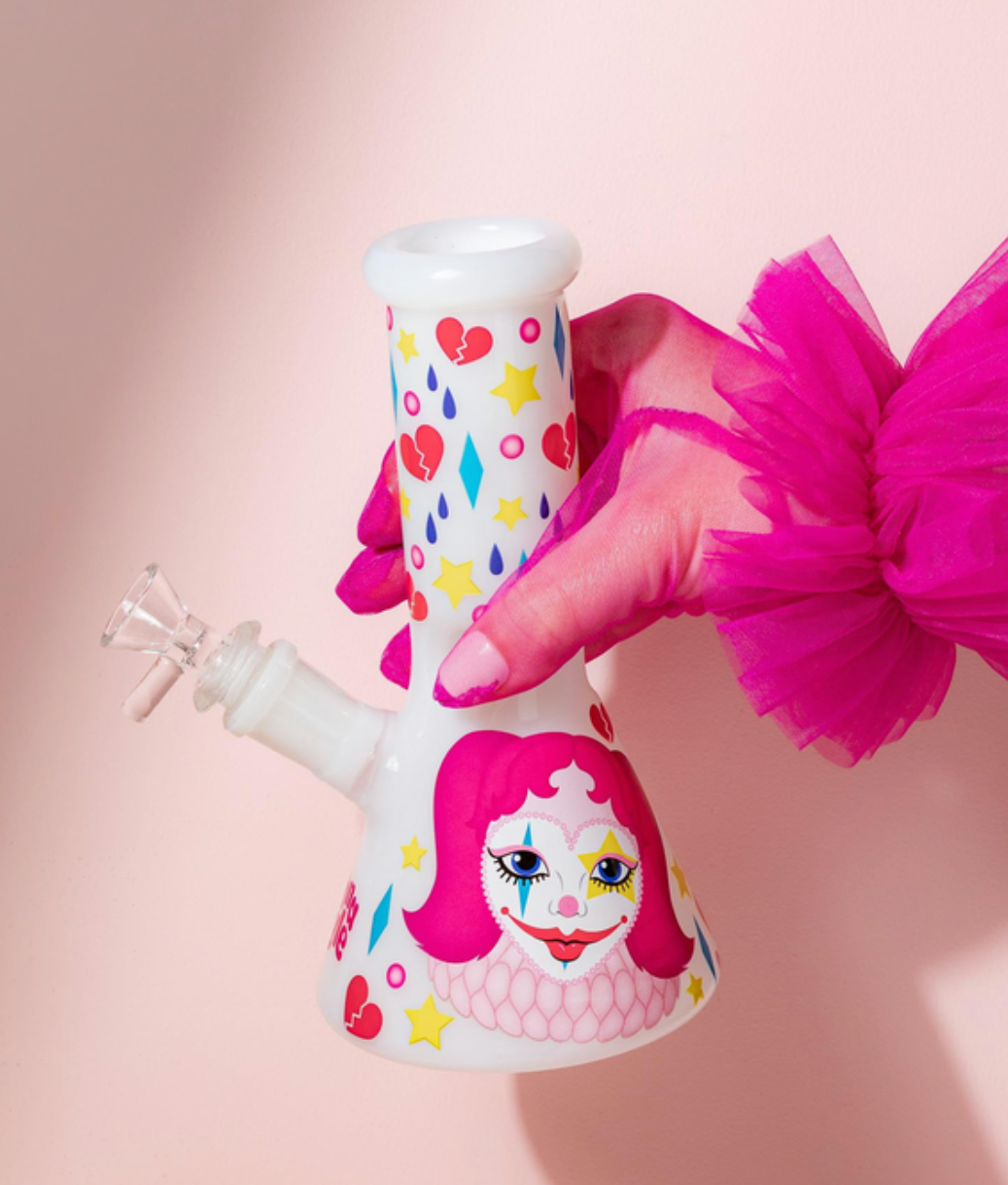 Clown Girl Bong 8"
