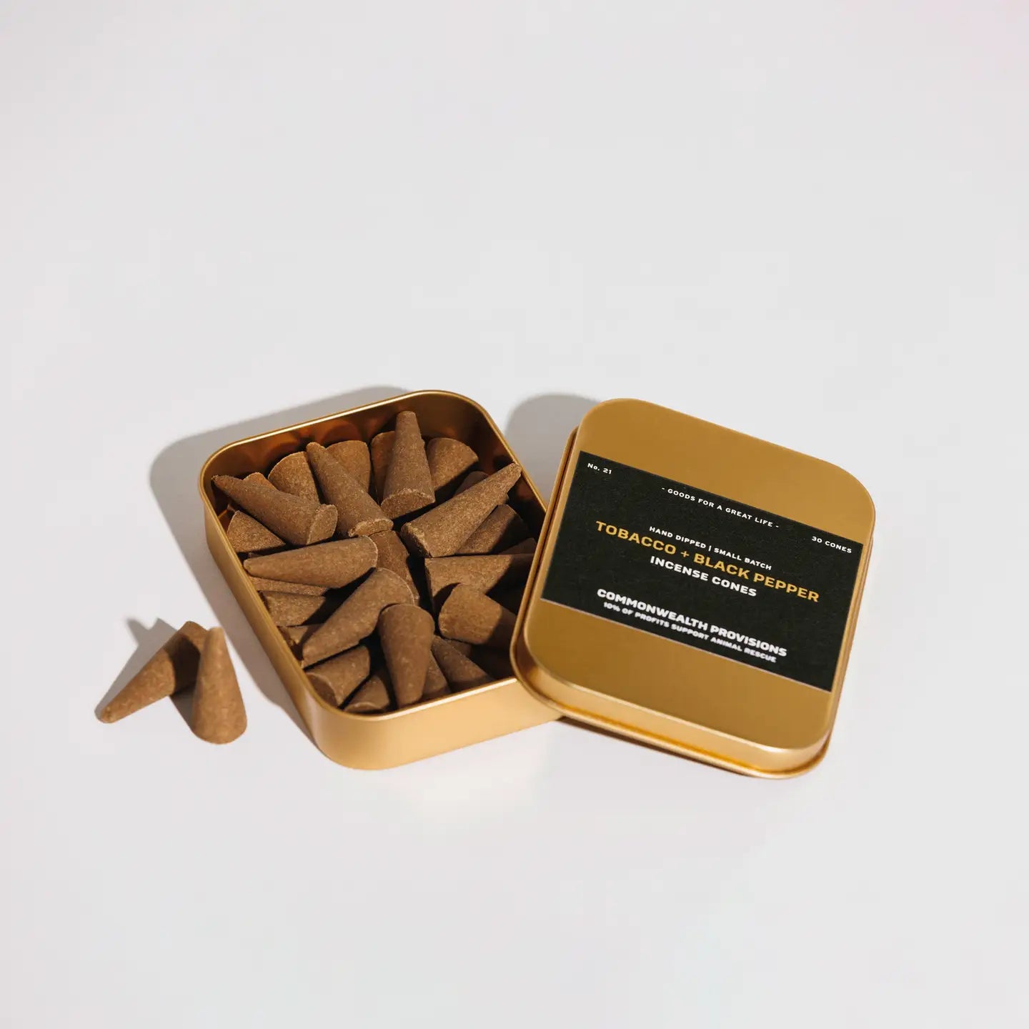 Incense Cones - Tobacco + Black Pepper