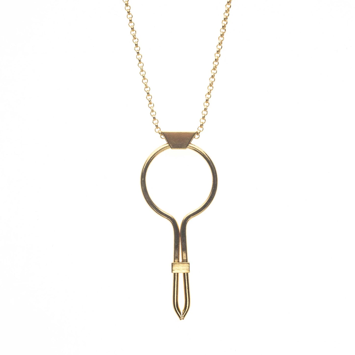 Circle Clip Necklace