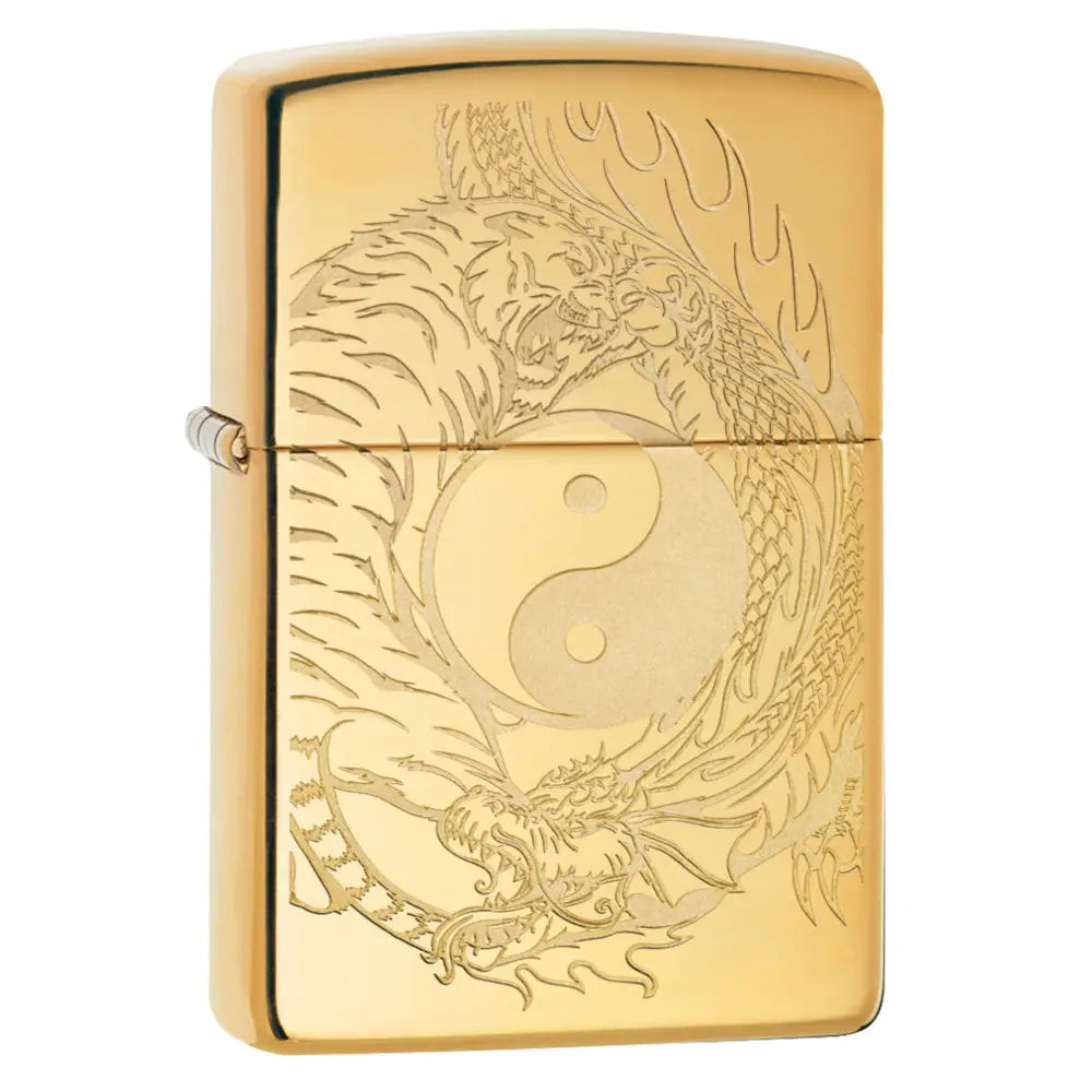 Yin Yang Etched Lighter