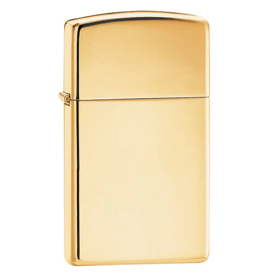 Slim Polished Brass Lighter
