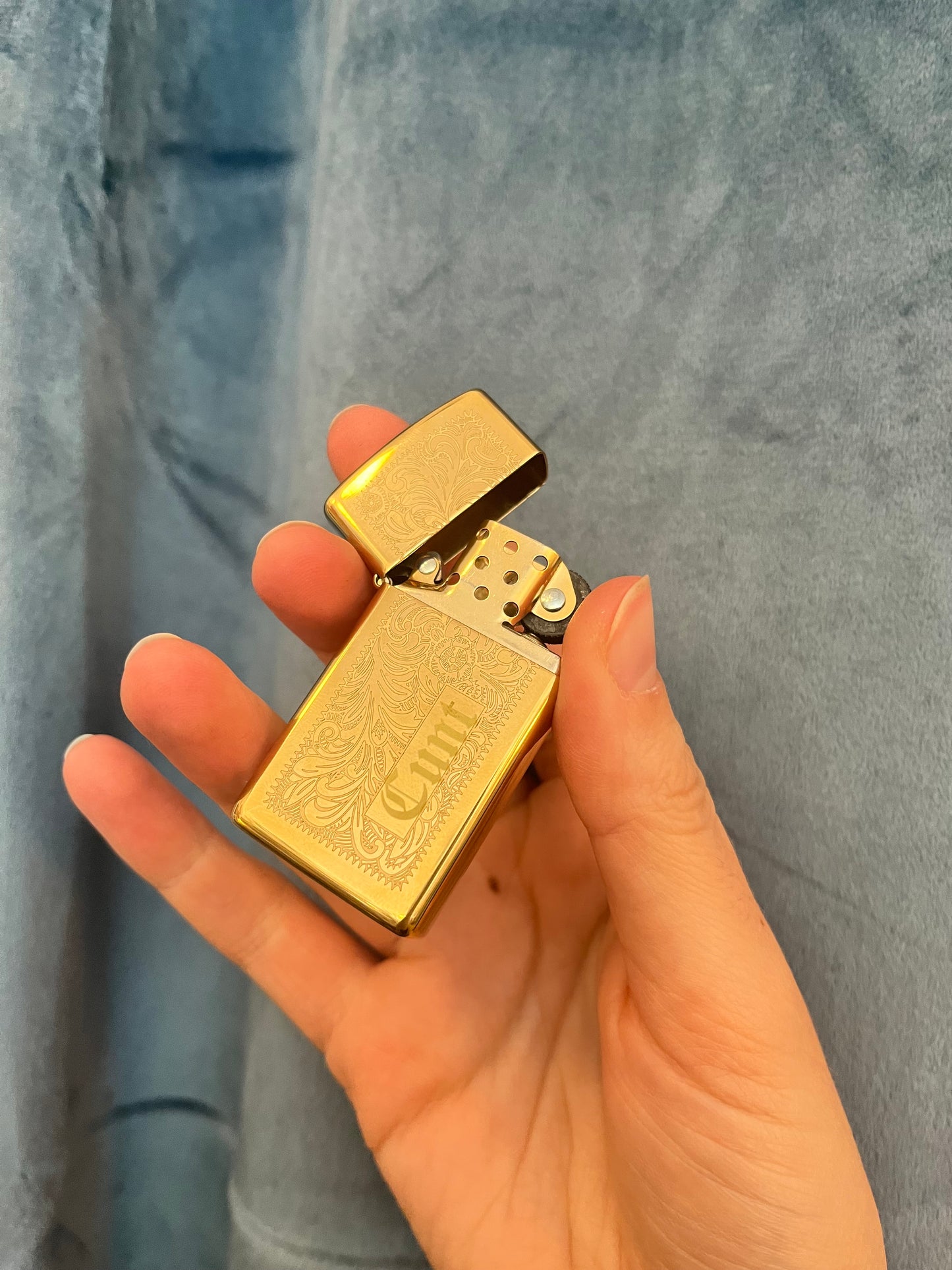 Slim Brass Venetian Lighter