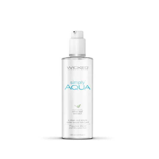 Simply Aqua Water-Based Lubricant 4 oz.