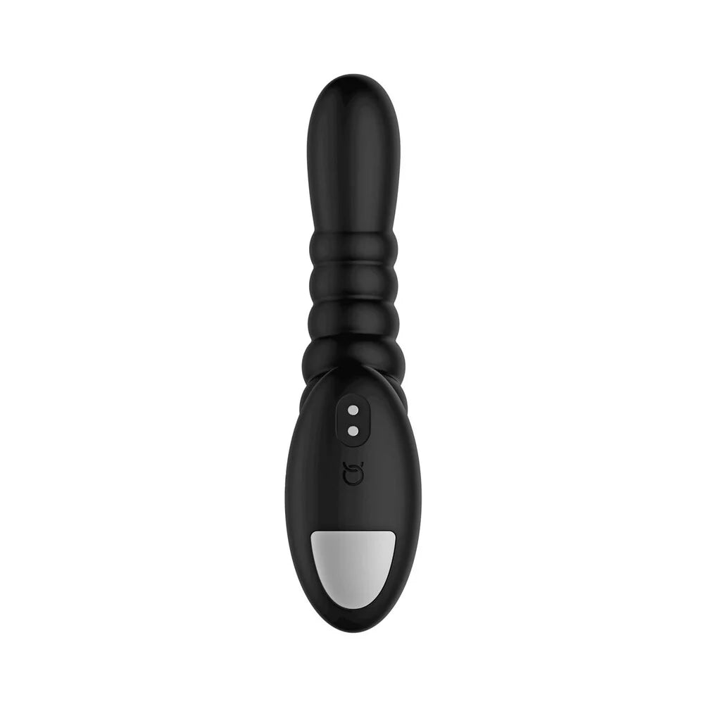 Ribbed Pro Rechargeable Silicone Vibrating Anal Massager