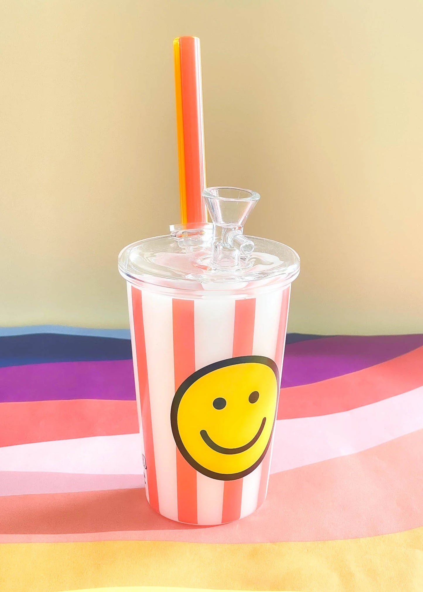 SMILEY ON THE GO CUP BOWL