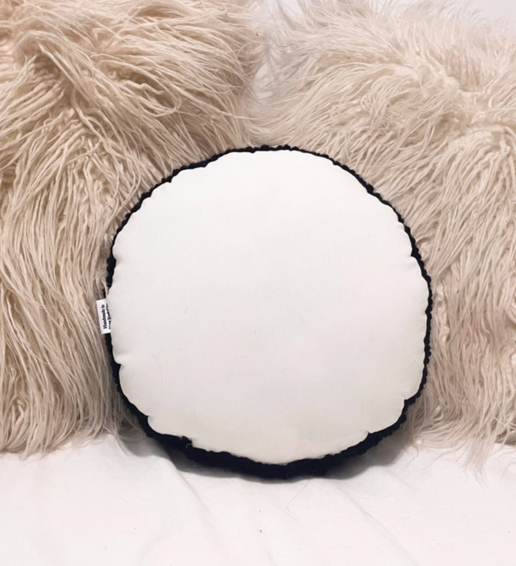 Tufted 8 Ball Pillow