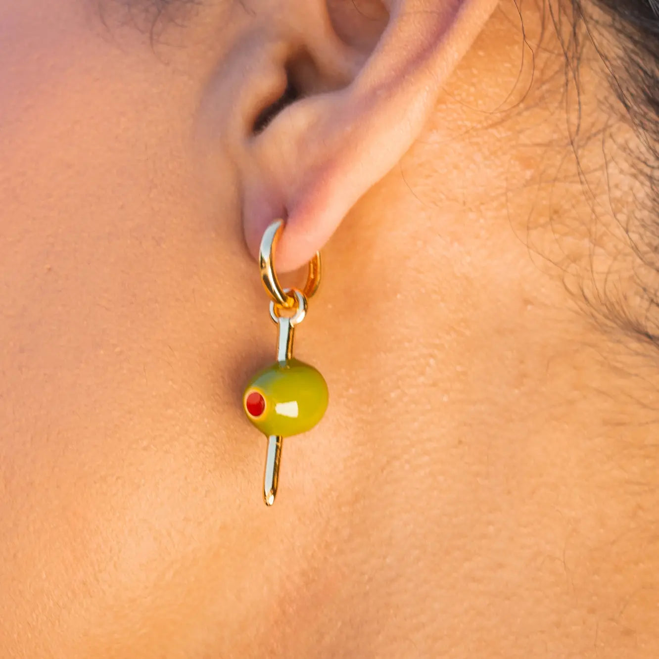 Make It Dirty Hoops - 18k Gold Plated