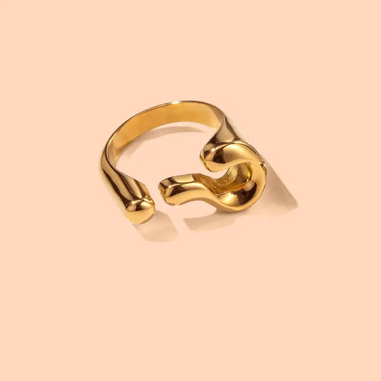 Say What? Ring - Gold Plated