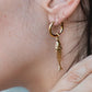 Pesce Hoops - 18k Gold Plated