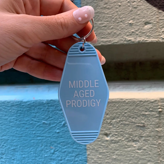 Middle Aged Prodigy Keychain