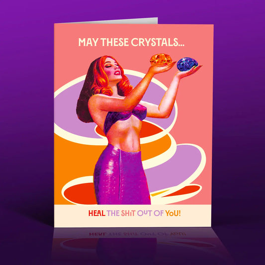 Crystal Lady Healing Card