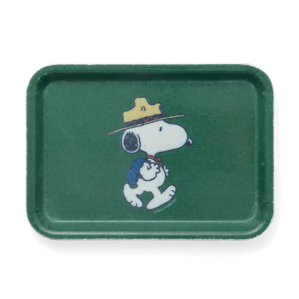 Snoopy Beagle Scout Hike Vintage Style Tray