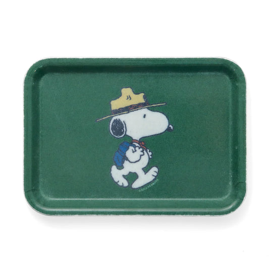 Snoopy Beagle Scout Hike Vintage Style Tray