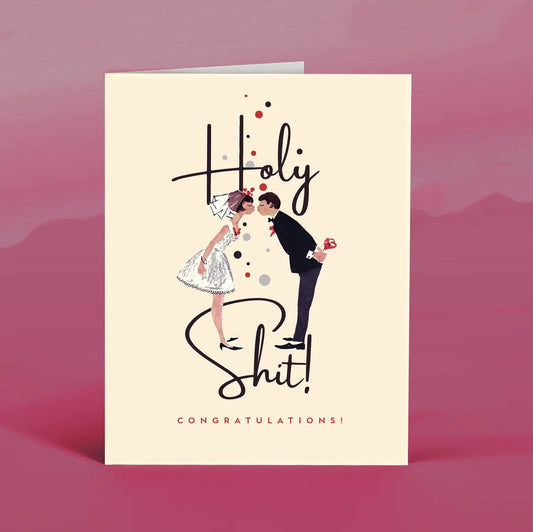 Holy Shit! Wedding Card