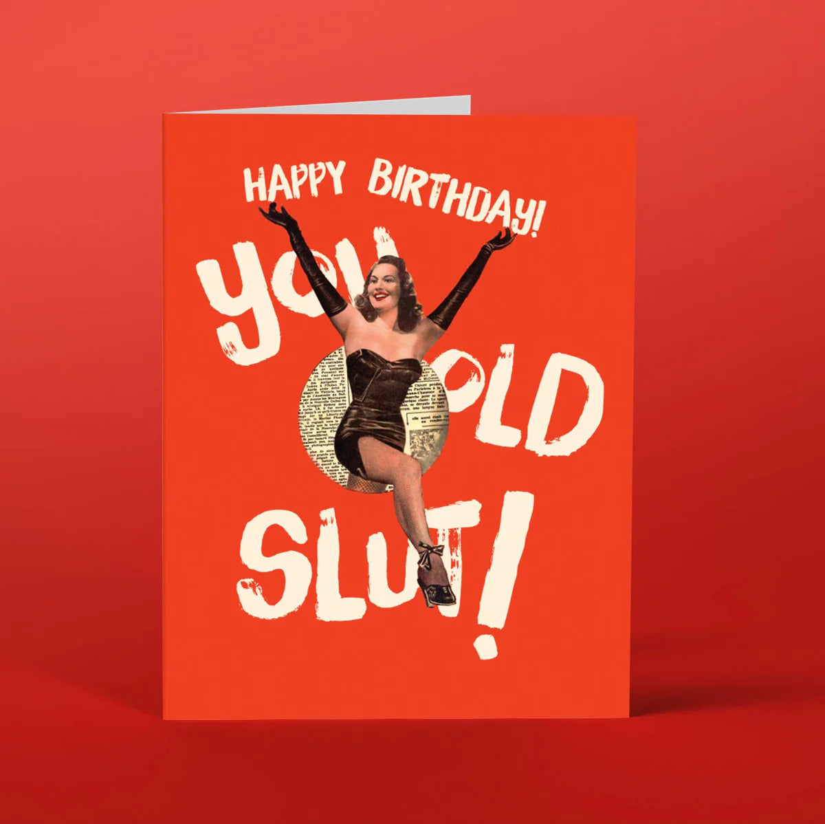 Happy Birthday Old Slut Card