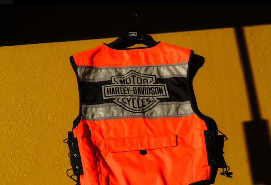 Harley Davidson Orange Hi-Vis Vest - Men’s L