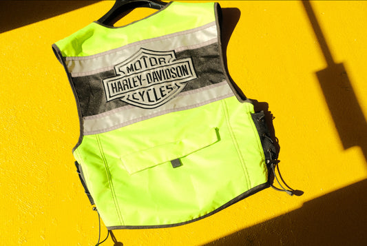 Harley Davidson Green Hi-Vis Vest - Men’s L