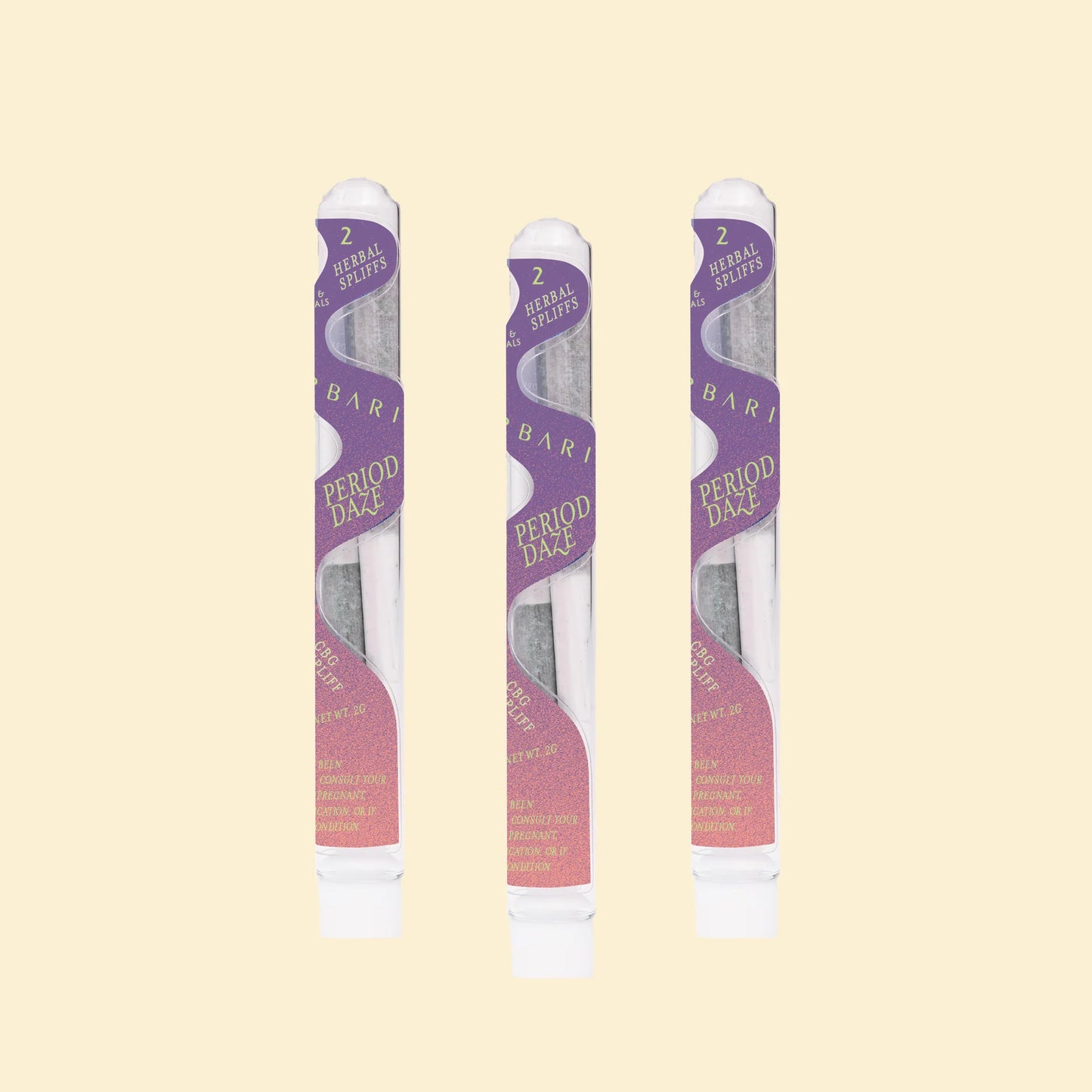 Period Daze Hemp Spliff - Herbal Preroll 2pk