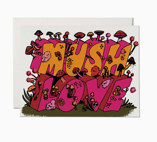 Mush Love Greeting Card