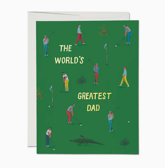 Golf Dad Father's Day Greeting Card