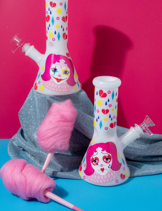 Clown Girl Bong 8"