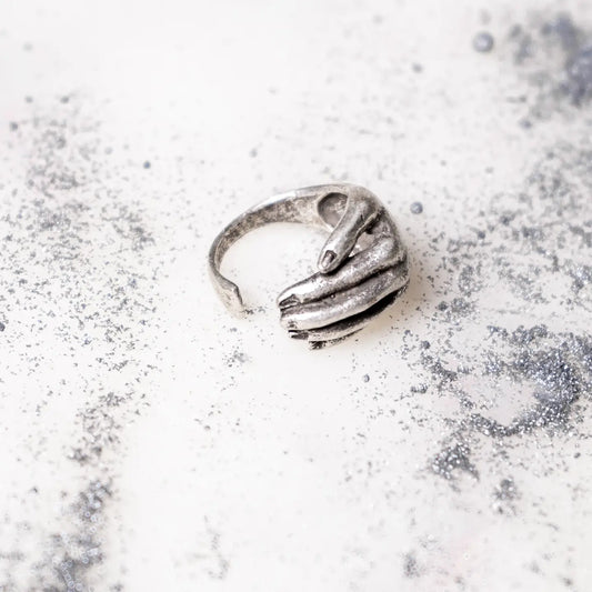 Wrapped Around UR Finger Ring in Silver