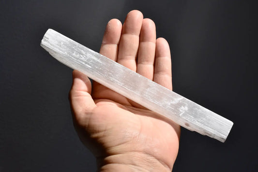 8" Selenite Crystal Wand